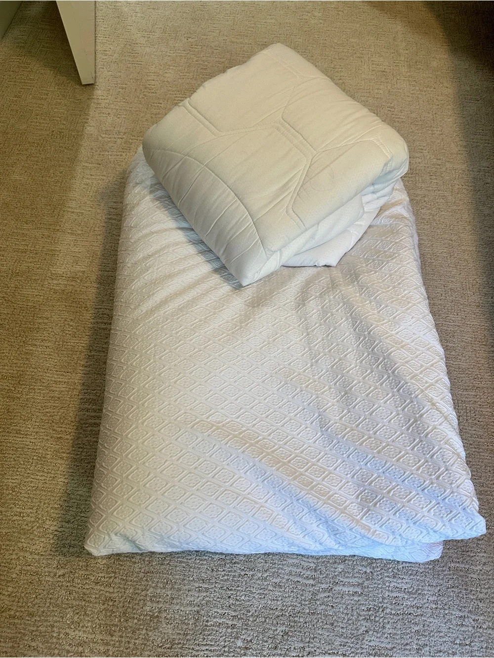 College Dorm Twin XL bedding set includes Pottery Barn Loveshack sheets